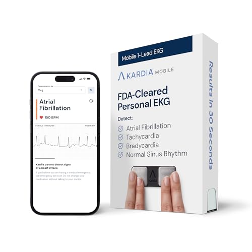 KardiaMobile 1-Lead EKG Monitor, Medical-Grade FDA-Cleared Personal Heart Monitor, Detects Normal, AFib & Arrhythmias, 30 Second Results, Works with Most Smartphones, HSA&FSA Eligible - Image 2