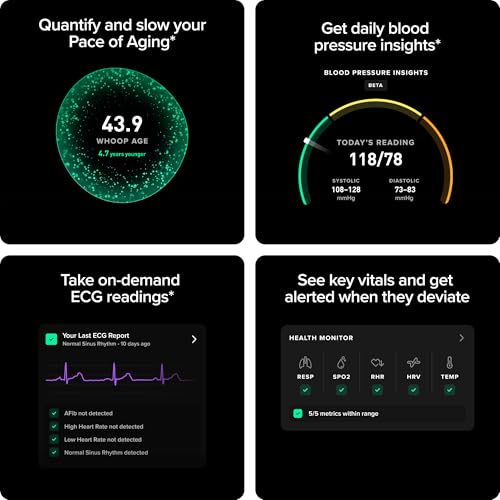 WHOOP Life - 12 Month Membership-24/7 Activity and Sleep Tracker, Personalized Coaching, Menstrual Cycle Insights- 14+ Day Battery Life - Image 3
