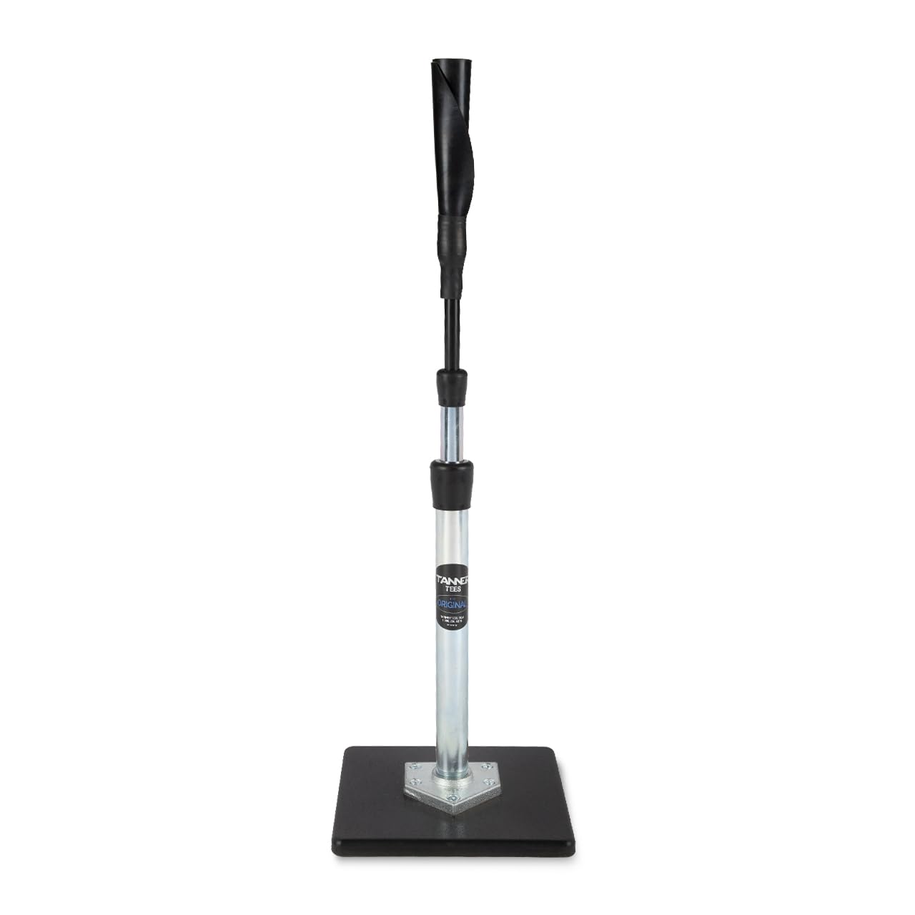 Tanner Tee The Original Batting Tee – Adjustable Pro Hitting Tee for Baseball & Softball, Steel Shaft, Composite Base, Hand-Rolled Rubber Top, 26"-43" Height - Image 1