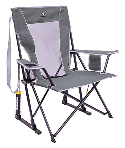 GCI Outdoor Comfort Pro Rocker Outdoor Rocking Chair with Beverage Holder - Image 2