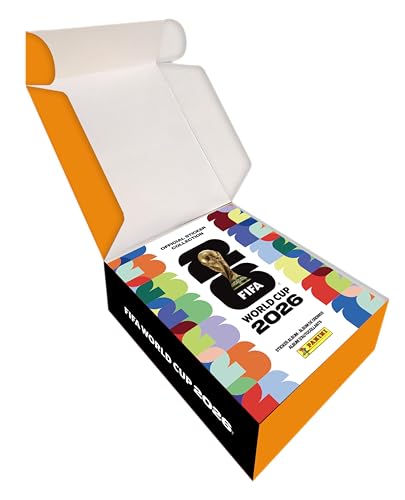 2026 FIFA World Cup Sticker Collection - Amazon Exclusive Collectors Bundle - Hardcover Album + Tin with 50 Sticker Packs - Image 6