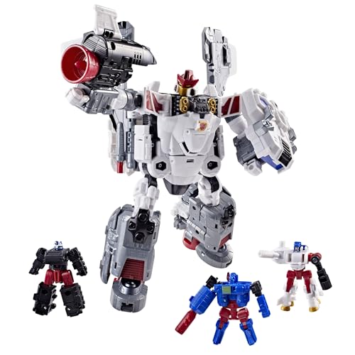 Transformers Age of the Primes Armada Jetfire, Commander Class 8-Inch Converting Action Figure with 3 Mini-Con Figures, Robot Toys for 8+ - Image 3