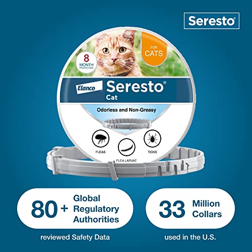 Seresto Cat Vet-Recommended Flea & Tick Treatment & Prevention Collar for Cats, 8 Months Protection | (Pack of 2) - Image 8