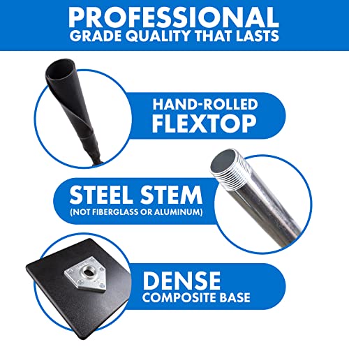 Tanner Tee The Original Batting Tee – Adjustable Pro Hitting Tee for Baseball & Softball, Steel Shaft, Composite Base, Hand-Rolled Rubber Top, 26"-43" Height - Image 7