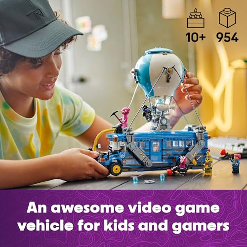 LEGO Fortnite Battle Bus Building Toy - Collectible Fortnite Toy for Kids, Boys & Girls, Ages 10+ - Pretend Play Set with 9 Minifigures from Video Game - Gift for Birthdays - 77073 - Image 3