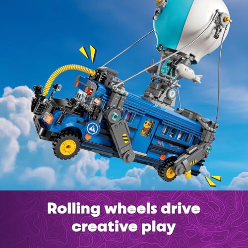 LEGO Fortnite Battle Bus Building Toy - Collectible Fortnite Toy for Kids, Boys & Girls, Ages 10+ - Pretend Play Set with 9 Minifigures from Video Game - Gift for Birthdays - 77073 - Image 4