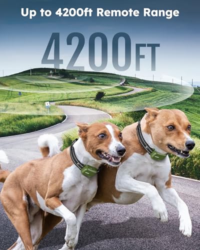 Jugbow Dog Shock Collar 2 Dogs (10-120Lbs) - 4200FT Dog Training Collar with Remote IPX7 Waterproof Electric Collar with 4 Training Modes, Security Lock, Rechargeable e-Collar for All Breeds, Sizes - Image 5
