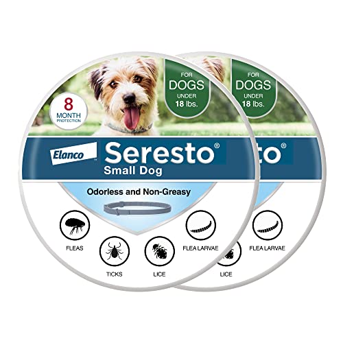 Seresto Small Dog Vet-Recommended Flea & Tick Treatment & Prevention Collar for Dogs Under 18 lbs. | 2 Pack - Image 3