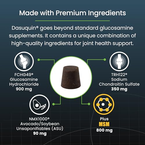 Nutramax Dasuquin for Large Dogs, Joint Health Supplement, Contains Glucosamine for Dogs, Plus Chondroitin, ASU, MSM and More, Supports Healthy Joints, Soft Chews, 150 Count - Image 6