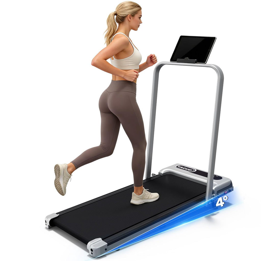 Yagud Walking Pad Treadmill for Home Office, Portable Under Desk Treadmill with Remote Control and LED Display, Walking Jogging Running Machine - Image 1