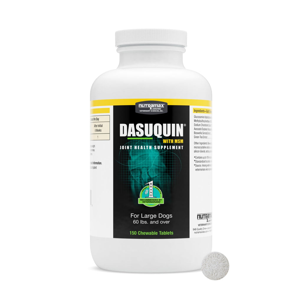 Nutramax Dasuquin for Large Dogs, Joint Health Supplement, Contains Glucosamine for Dogs, Plus Chondroitin, ASU, MSM and More, Supports Healthy Joints, Chewable Tablets, 150 Count - Image 1