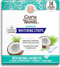 GuruNanda Teeth Whitening Strips - 7-Day Treatment with Non-Slip, Dry Strip Technology - Whitening Designed with Care for a Brighter Smile