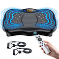GMCXAX Vibration Plate Exercise Machine, Lymphatic Drainage Machine for Weight Loss, Lymphatic Drainage & Muscle Recovery, Multiple Speeds with Bluetooth & Remote, Max User Weight 330lbs, PureBlack - Image 1