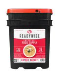ReadyWise Emergency Food Supply - 120 Servings Favorites Sample Bucket, Survival Food Kit, Freeze Dried Prepper Food & Dehydrated Meals for Camping Essentials & Backpacking, up to 25 Year Shelf Life - Image 1