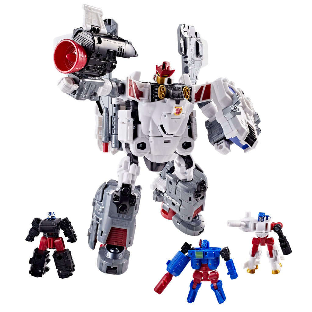 Transformers Age of the Primes Armada Jetfire, Commander Class 8-Inch Converting Action Figure with 3 Mini-Con Figures, Robot Toys for 8+ - Image 8