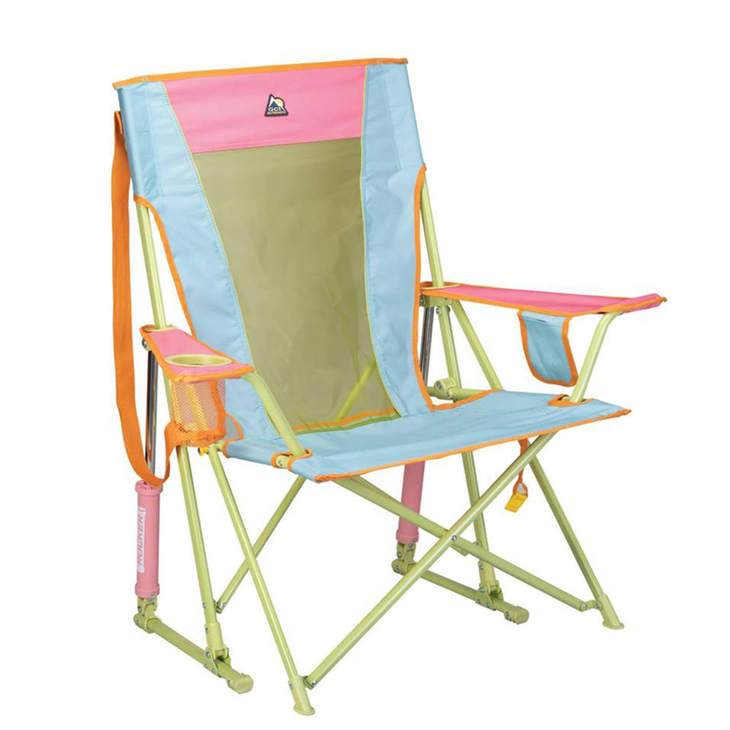 GCI Outdoor Comfort Pro Rocker Camping Chair | Portable Folding Rocking Chair with Durable Armrests & Drink Holder — Sweet Tea - Image 1