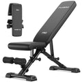 FLYBIRD WB5 Weight Bench, ASTM-Certified 800LBS Adjustable Weight Bench Workout Bench Foldable for Home Gym, 90° to -30° FID and 30in Extended Backrest for Bench Press Strength Training Exercise - Image 1