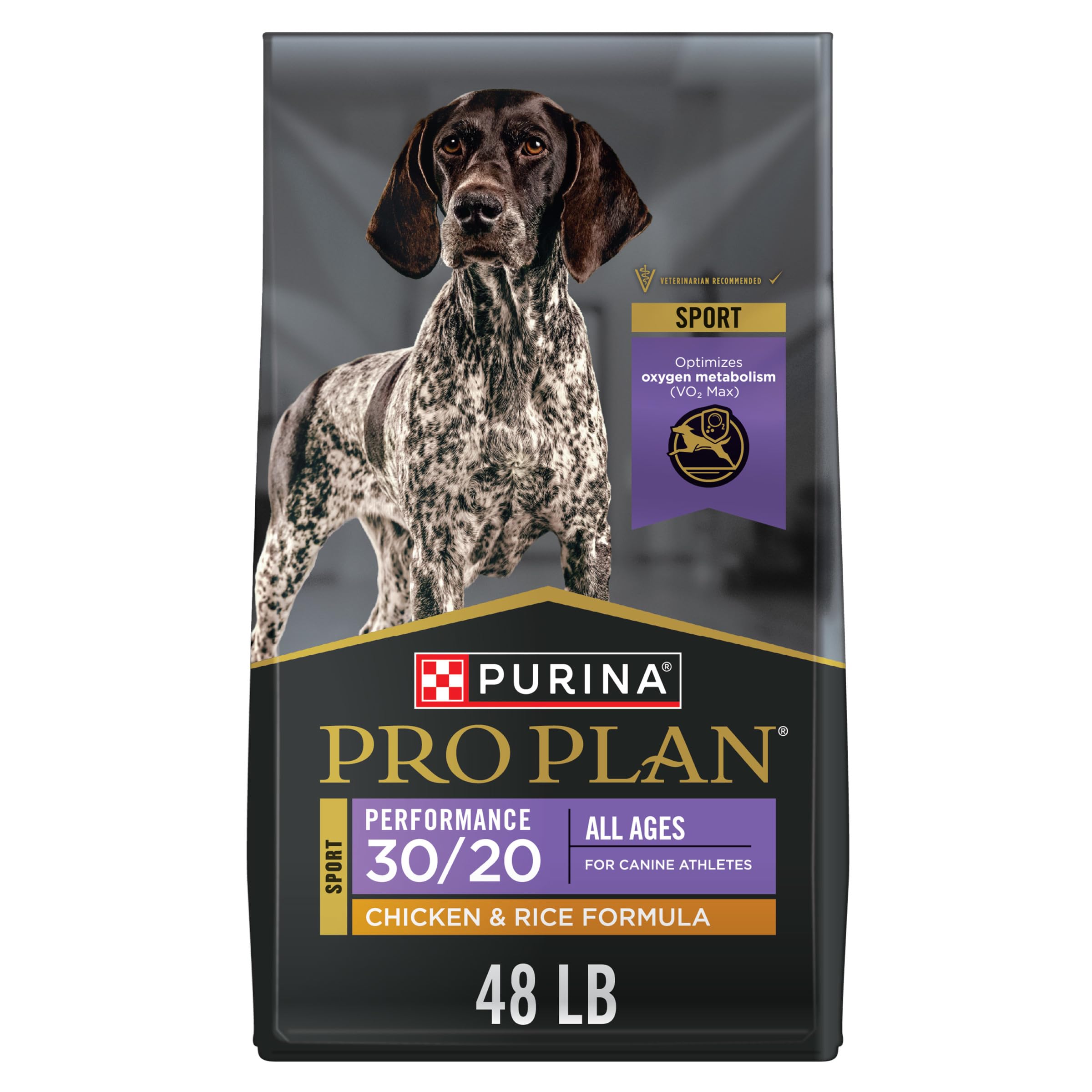 Purina Pro Plan Sport Performance 30/20 Chicken and Rice Formula High Protein Dog Food - 48 lb. Bag - Image 1
