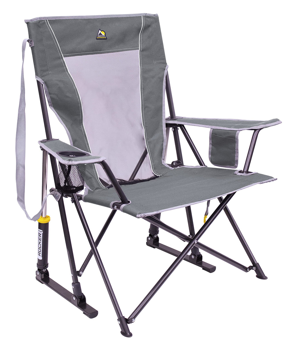 GCI Outdoor Comfort Pro Rocker Outdoor Rocking Chair with Beverage Holder - Image 1